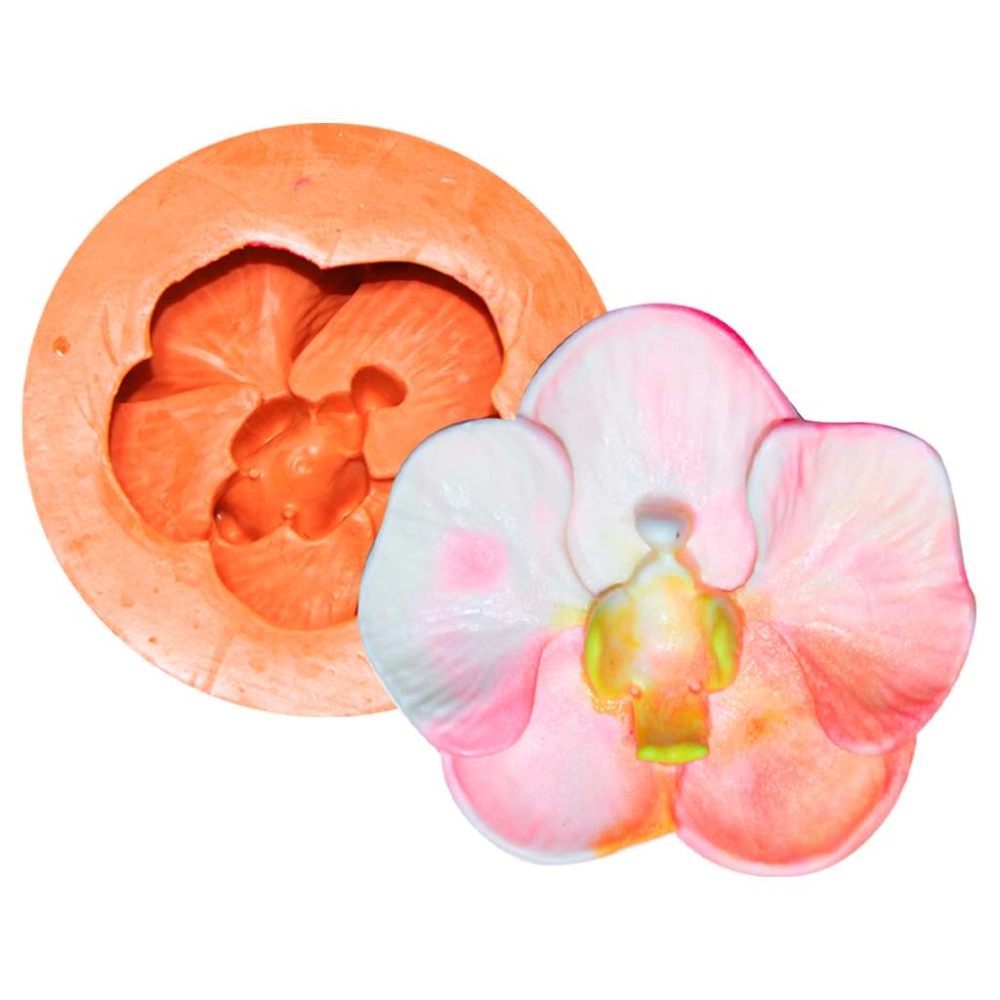 Molde De Silicone Orquídea G