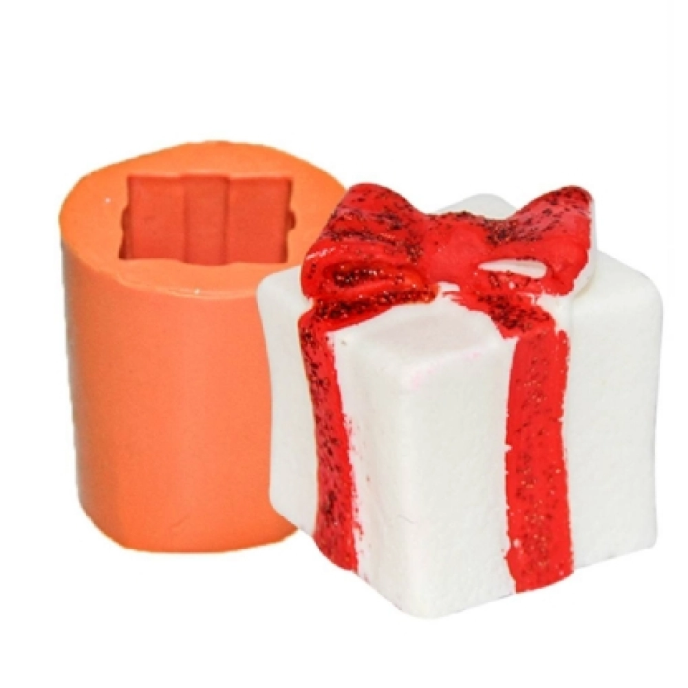 Molde de silicone Presente com Laço