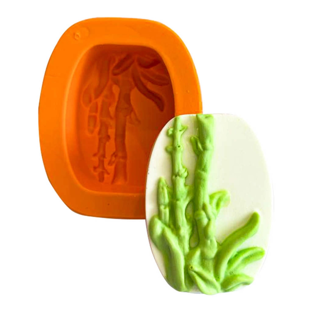 Molde De Silicone Sabonete Bambu