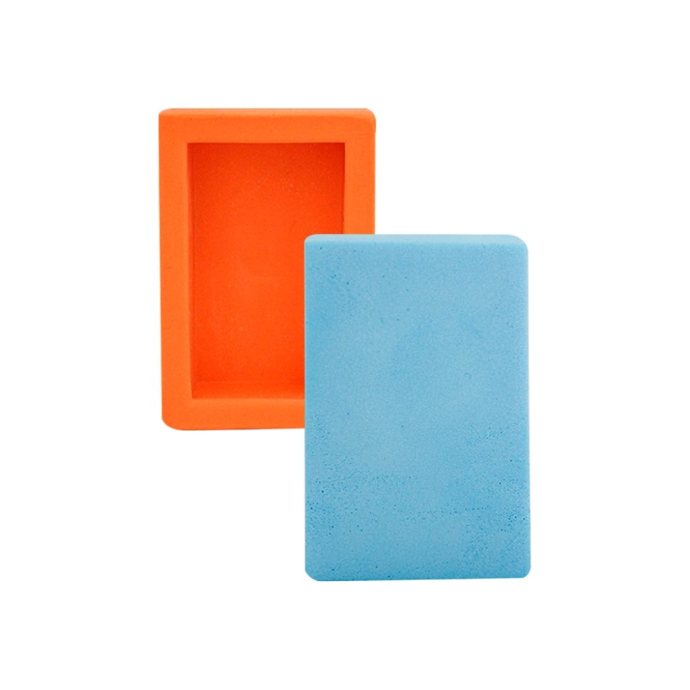 Molde De Silicone Sabonete Retangular Liso