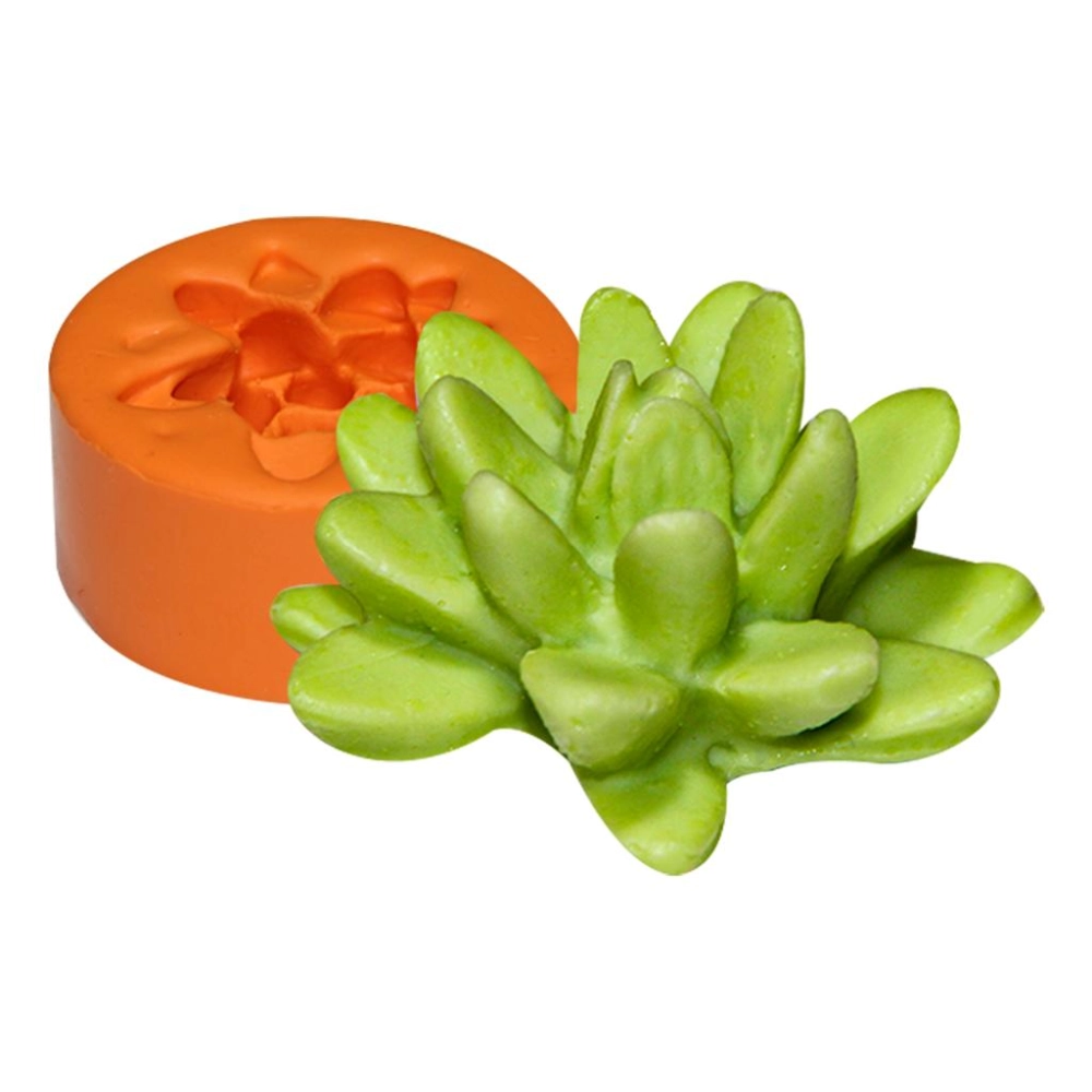 Molde De Silicone Suculenta Agave P