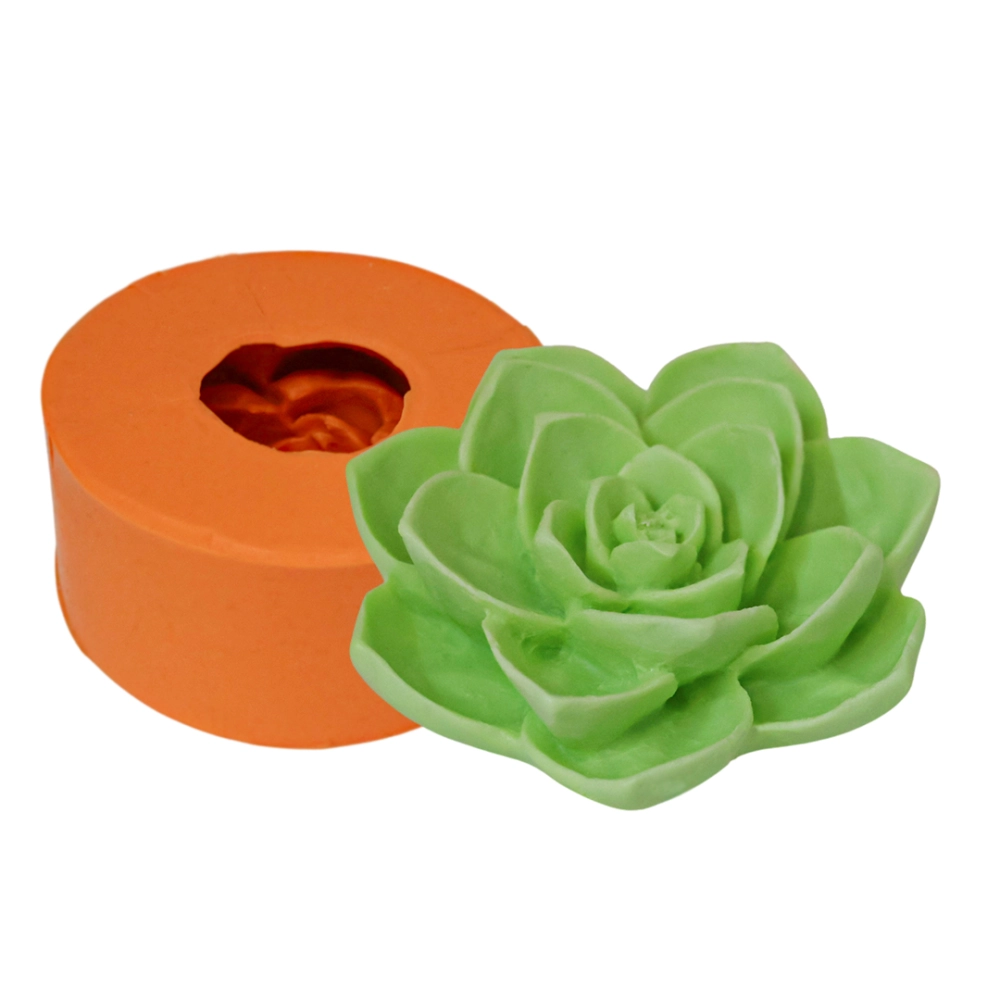Molde De Silicone Suculenta Echeveria