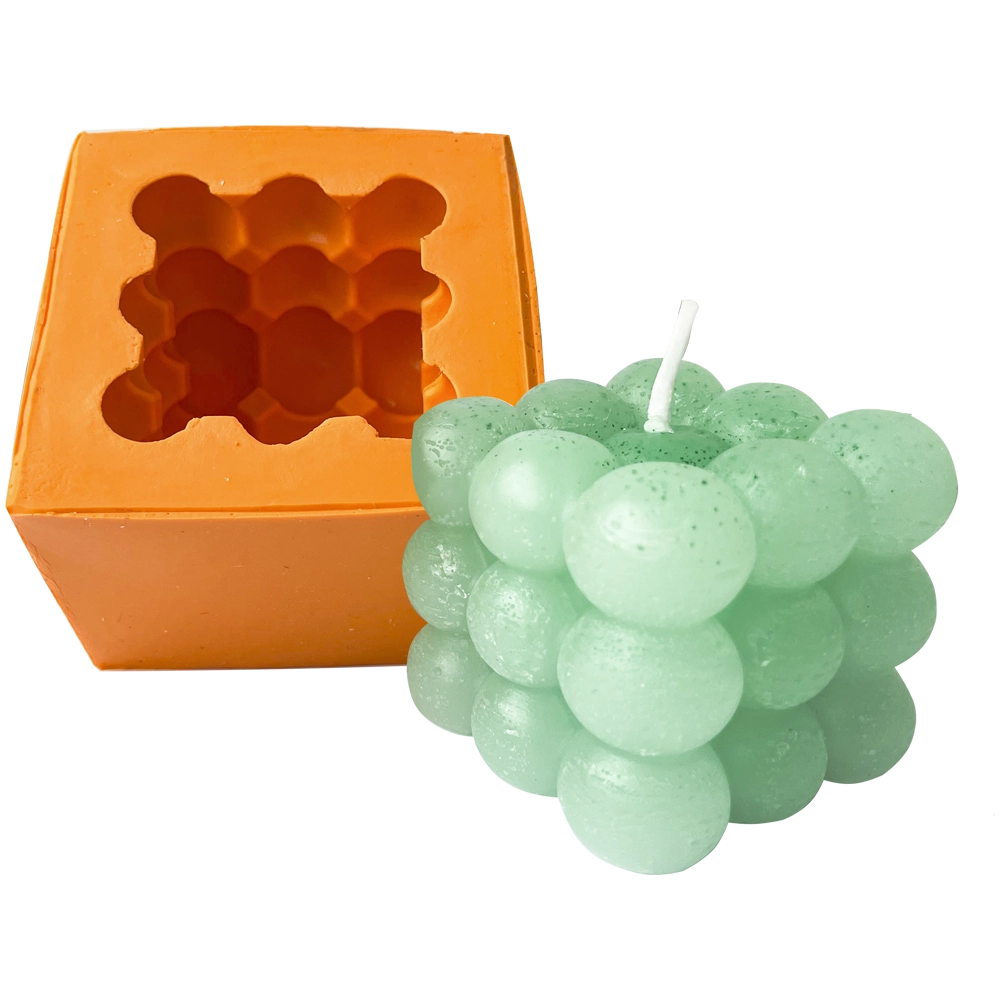 Molde De Silicone Vela Bubble M