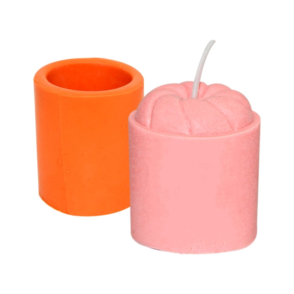 Molde De Silicone Vela Tubular