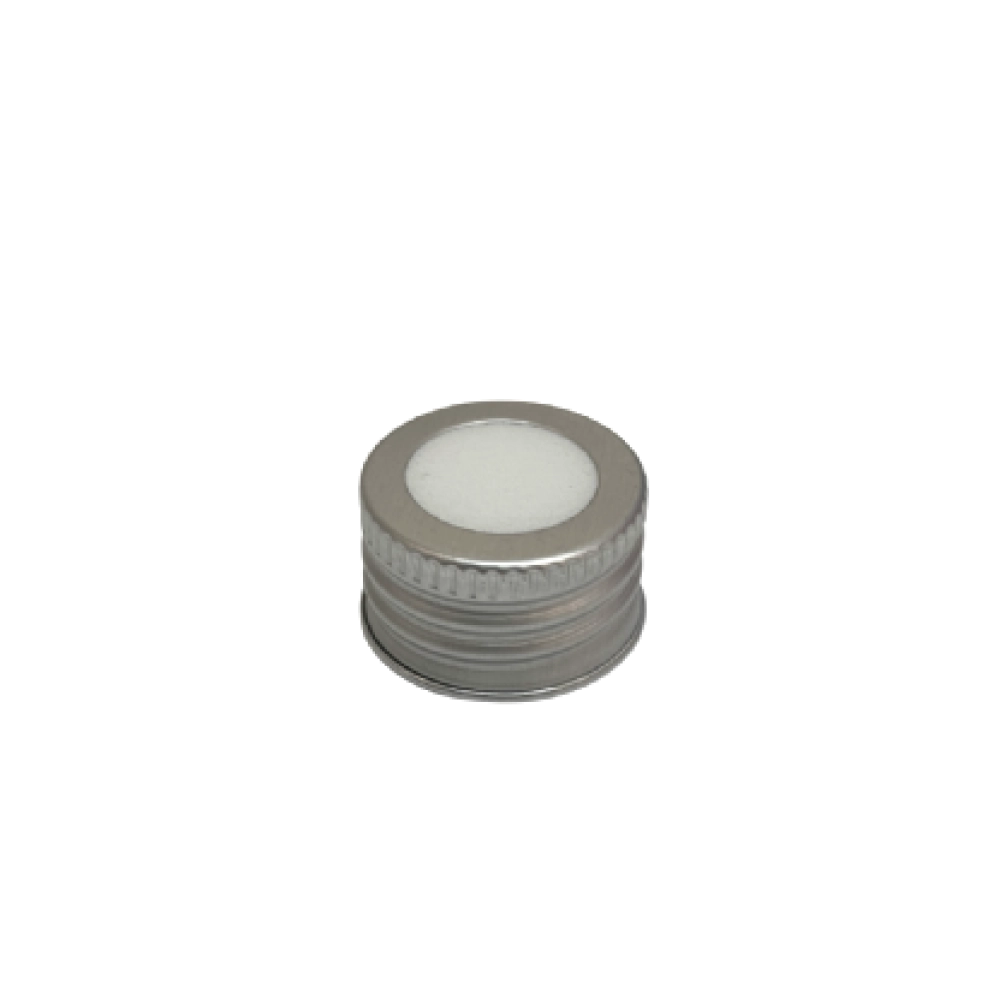 Tampa Furada Alumínio prata rosca 20/410mm