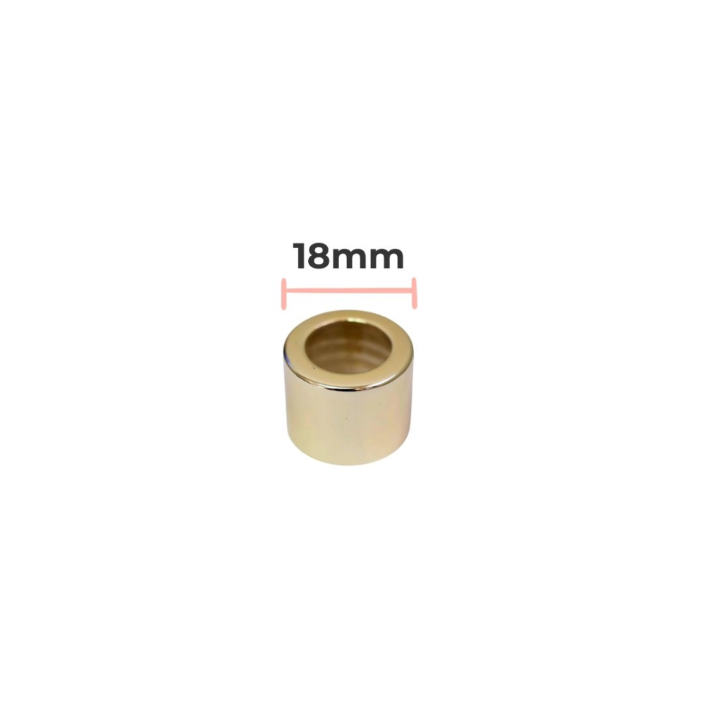 Tampa Furada Luxo ouro rosca 18/410mm