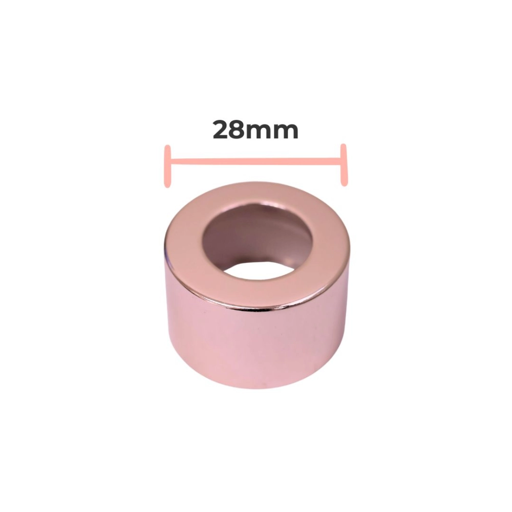 Tampa Furada Luxo rose rosca 28/410mm