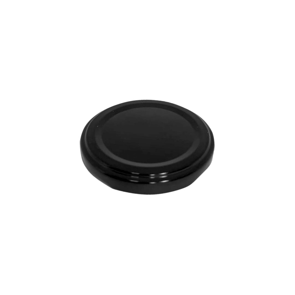 Tampa Metálica Preta 63mm