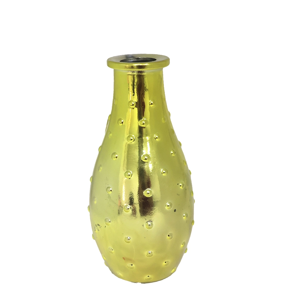 Vaso Cerâmica Bojudinho Dourado