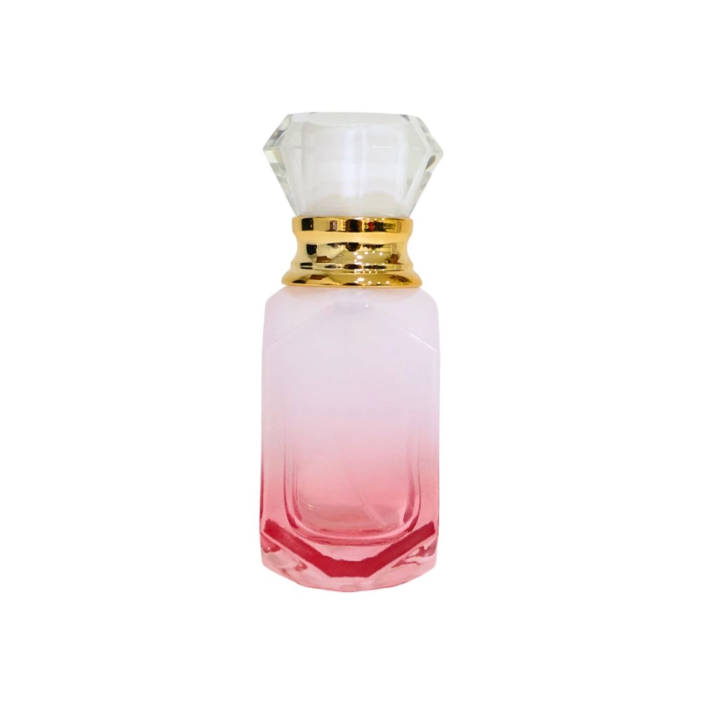 Vidro Arábia Branco/Rosa 30ml c/ válvula ouro