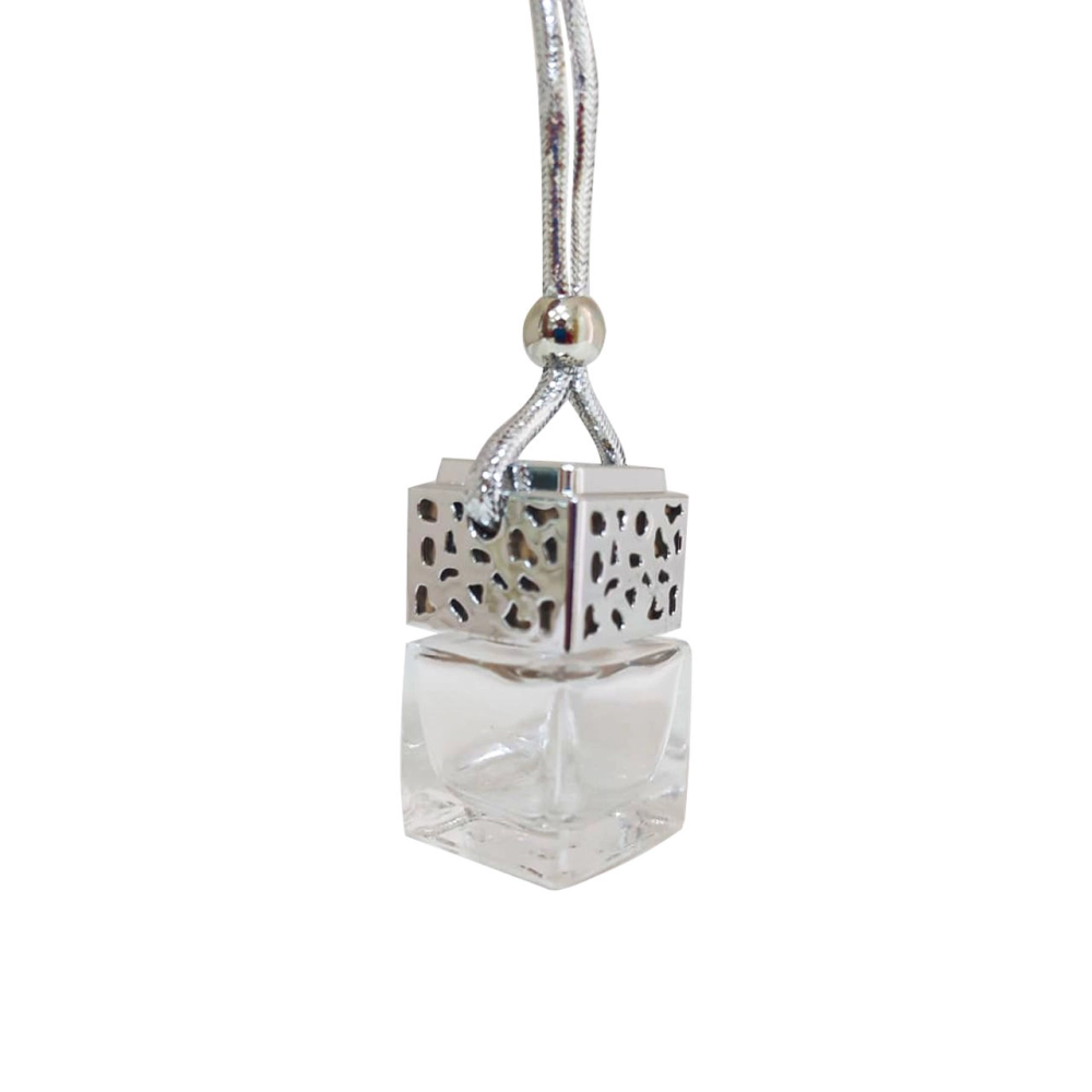 Vidro Aromatizador Carro Prata Metálica 5ml