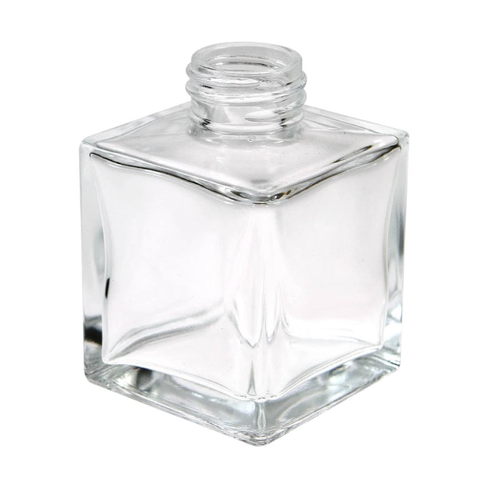 Vidro Cubo Incolor 100ml Rosca 28/410mm