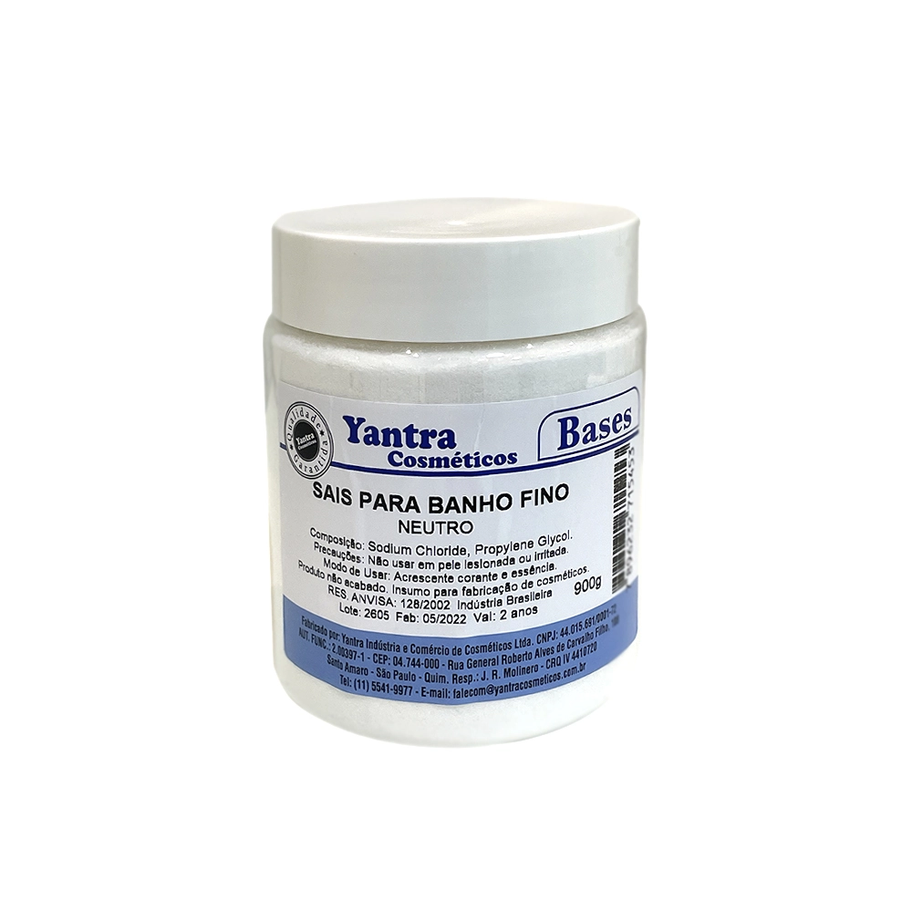 Base Sais de Banho Fino Neutro 900g