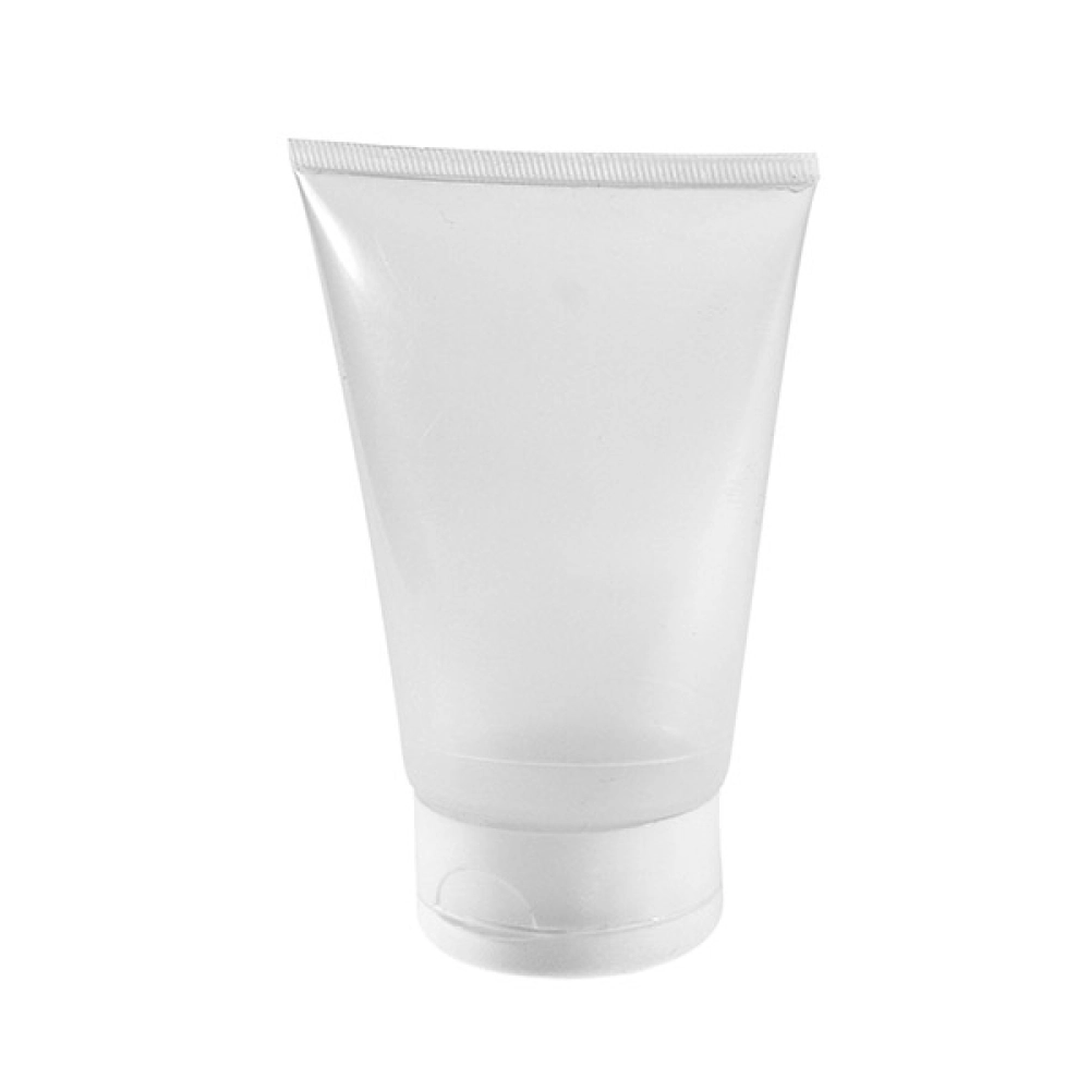 Bisnaga de plástico 110g c/ tampa flip top branca