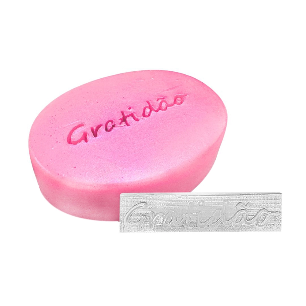 Carimbo de Acrílico Gratidão