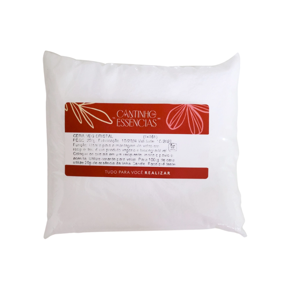 Cera Veg Cristal - Pacote c/ 250g