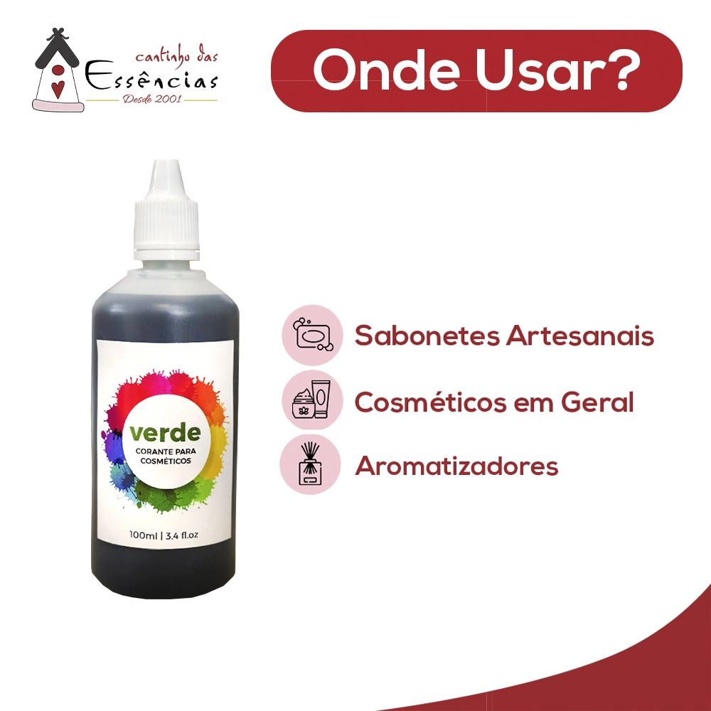 Corante Cosmético Verde 100ml