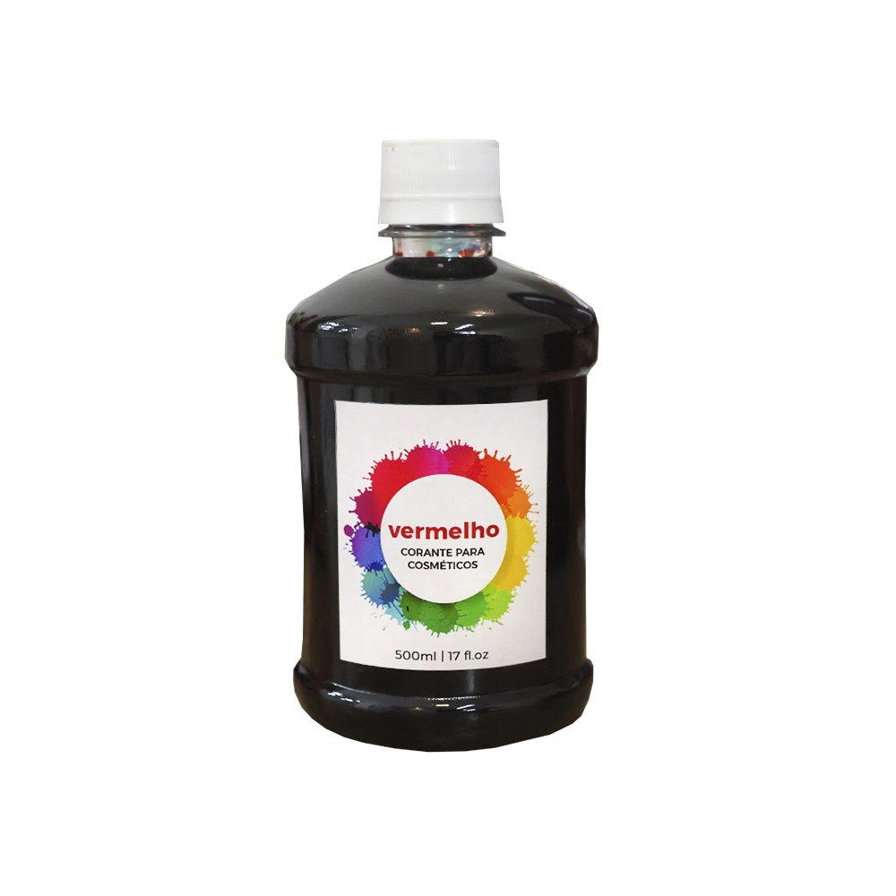 Corante Cosmético Vermelho 500ml