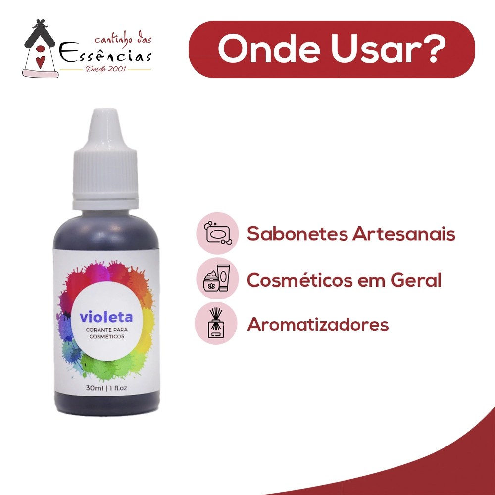 Corante Cosmético Violeta 30ml