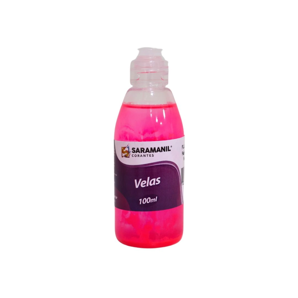 Corante p/ Vela Líquido Pink Fluorescente 100 ml