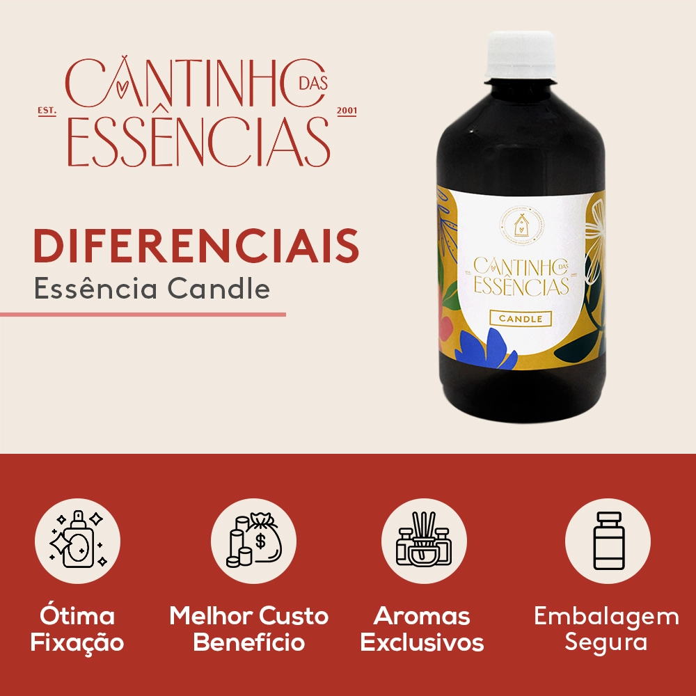 Essência Alecrim Lelis Candle 500g