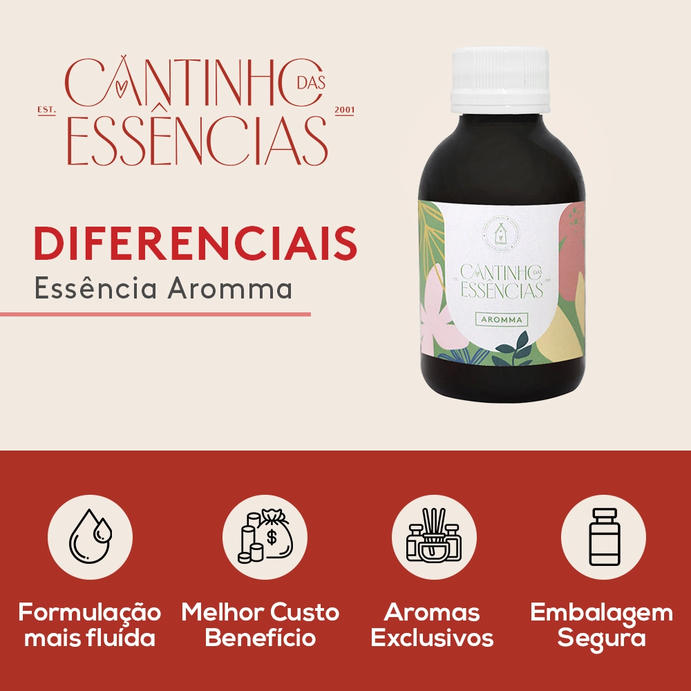 Essência Cascas e Folhas AROMMA 100g