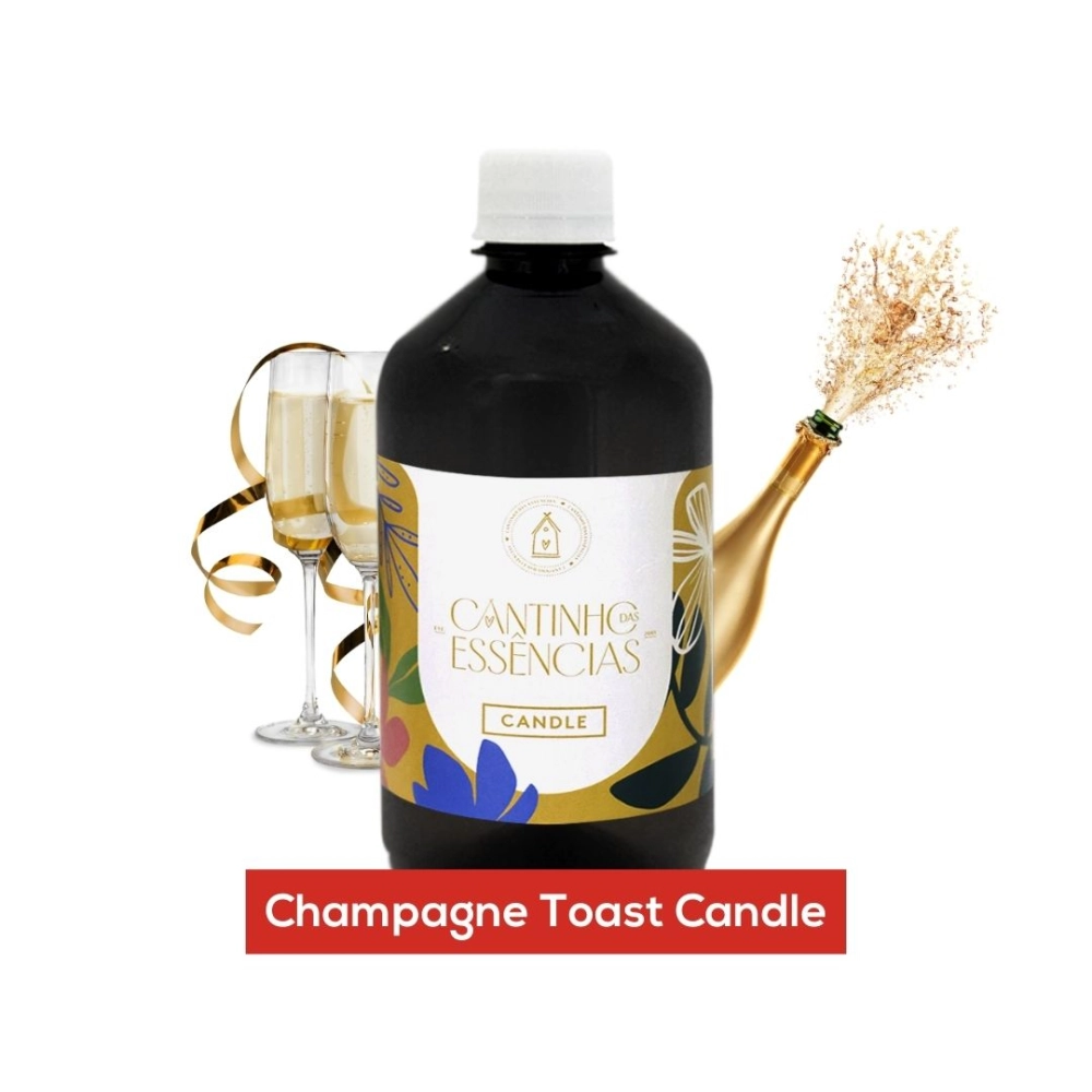 Essência Champagne Toast Candle 500g 