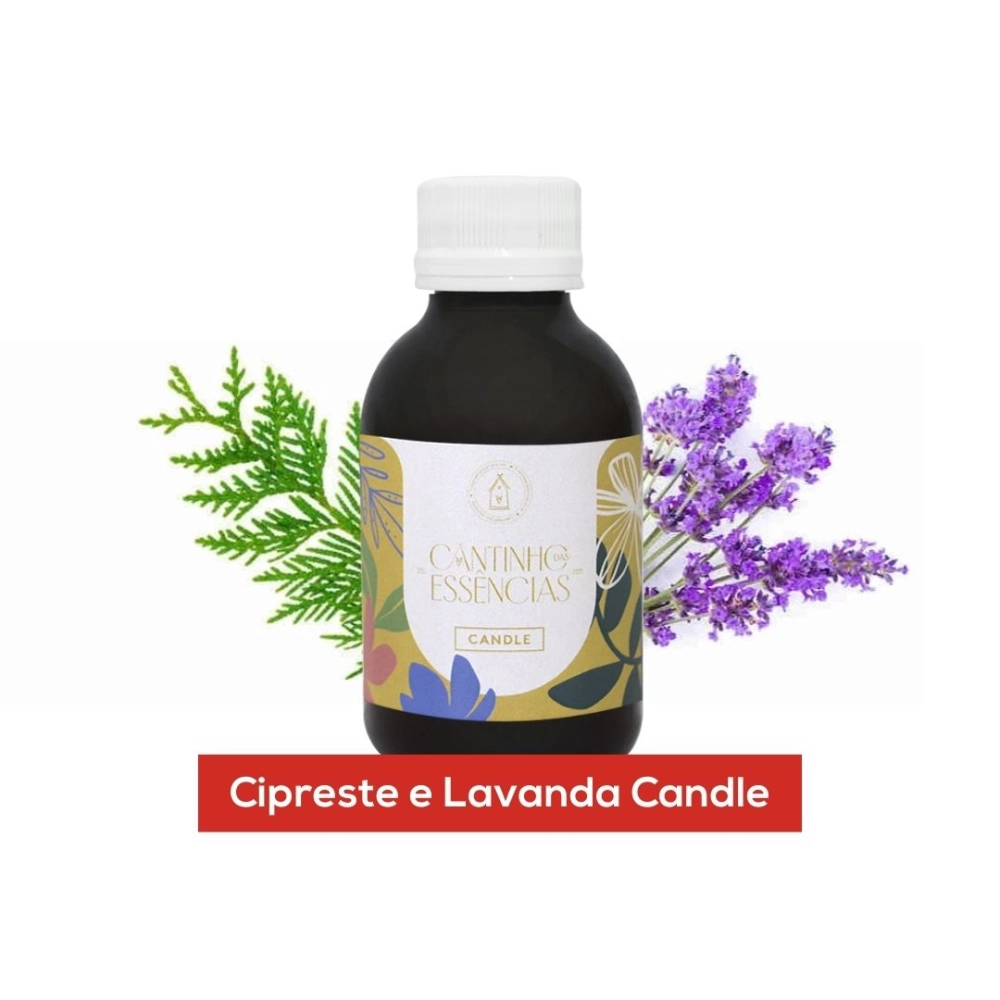 Essência Cipreste Lavanda Candle 100g