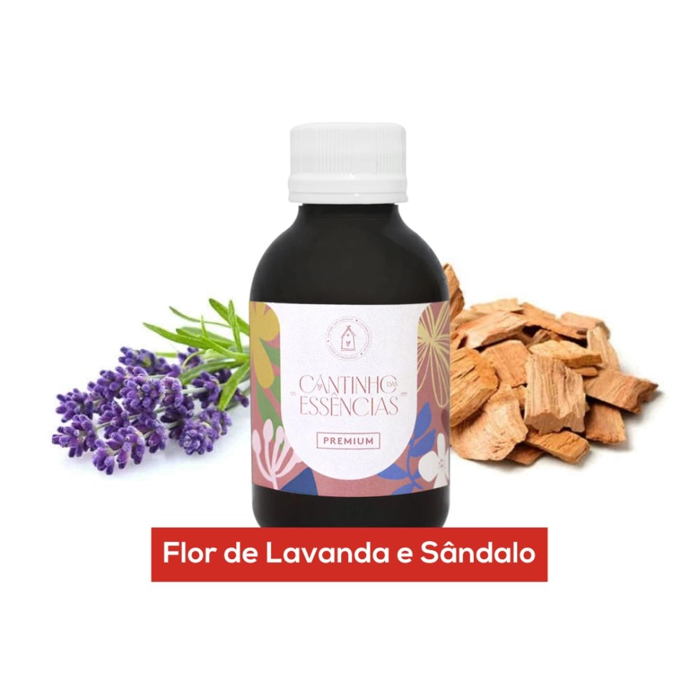Essência Flor de Lavanda e Sândalo 100g