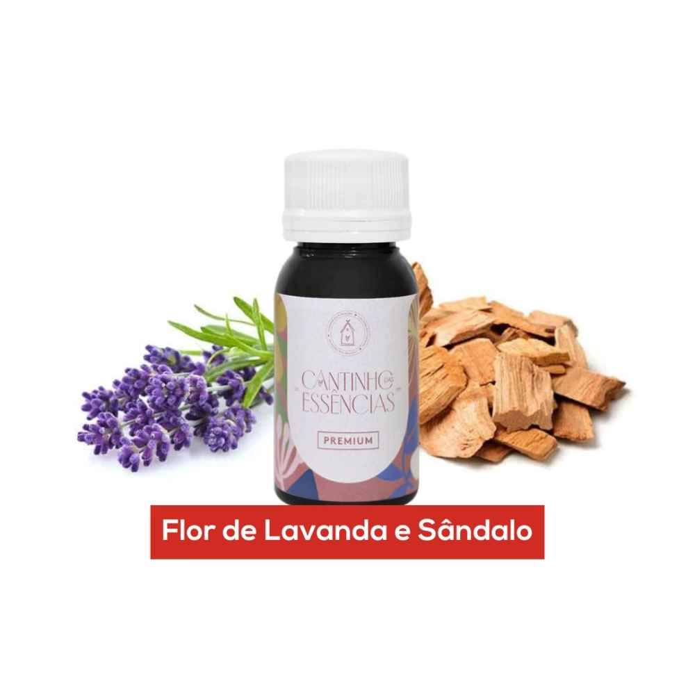 Essência Flor de Lavanda e Sândalo 30g