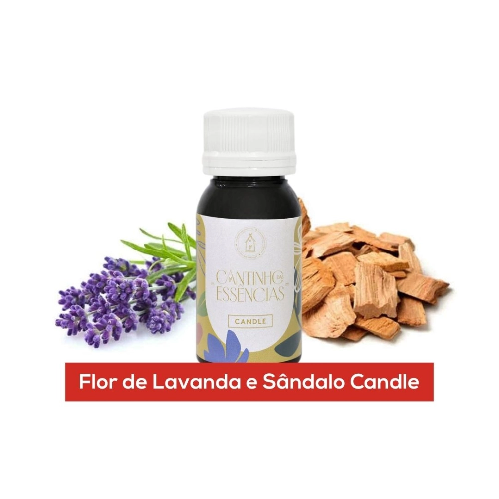 Essência Flor de Lavanda e Sândalo Candle 30g