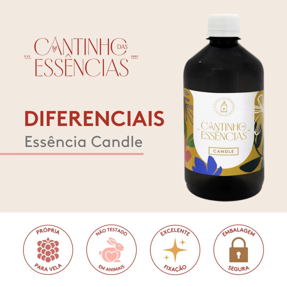 Essência Flores Delicadas Candle 500g