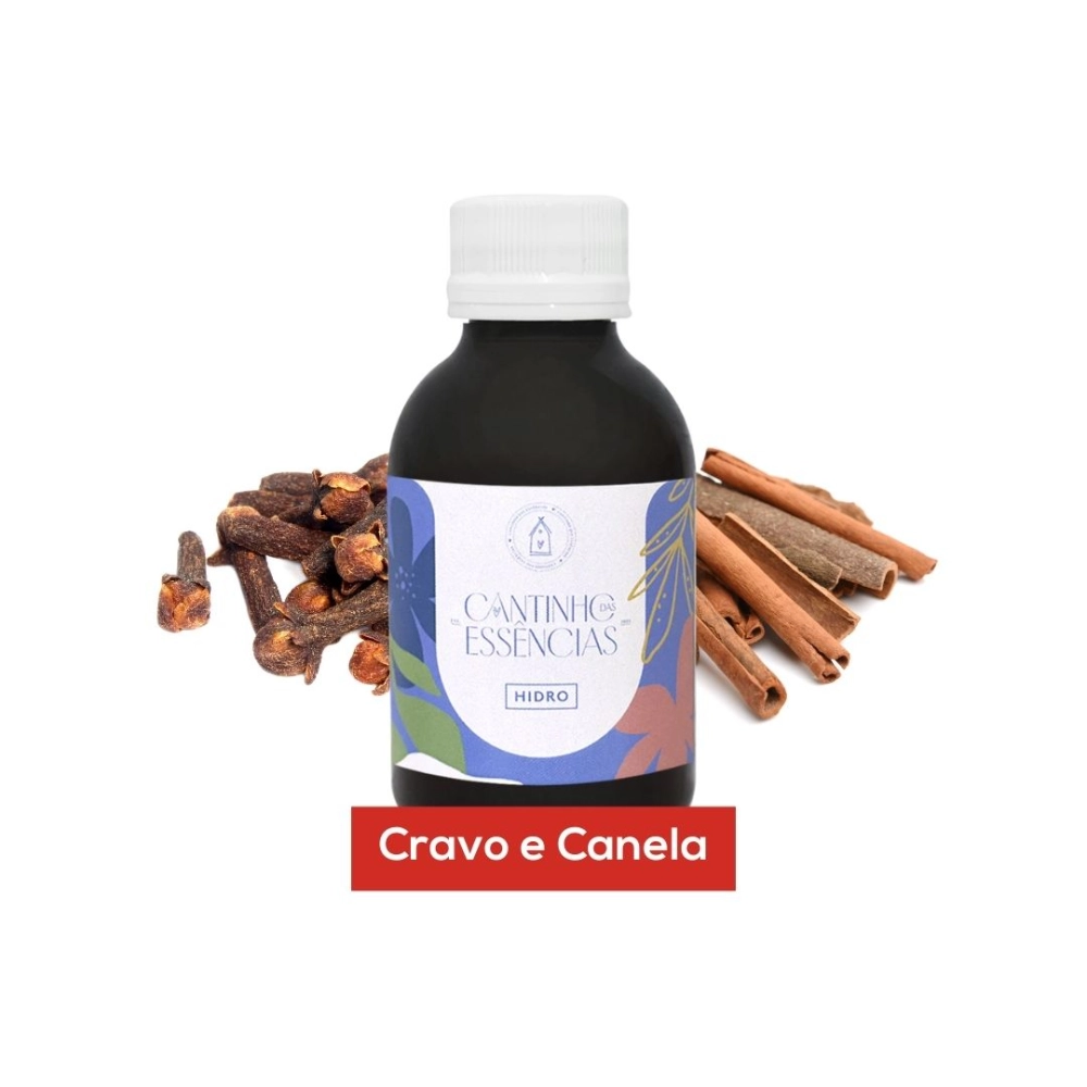 Essência Hidrossolúvel Cravo e Canela 100g
