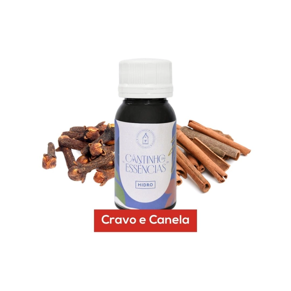 Essência Hidrossolúvel Cravo e Canela 30g
