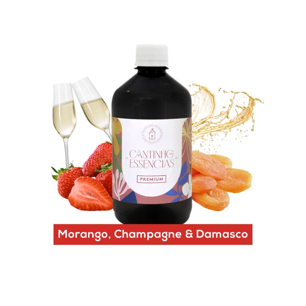 Essência Morango Champagne & Damasco 470g