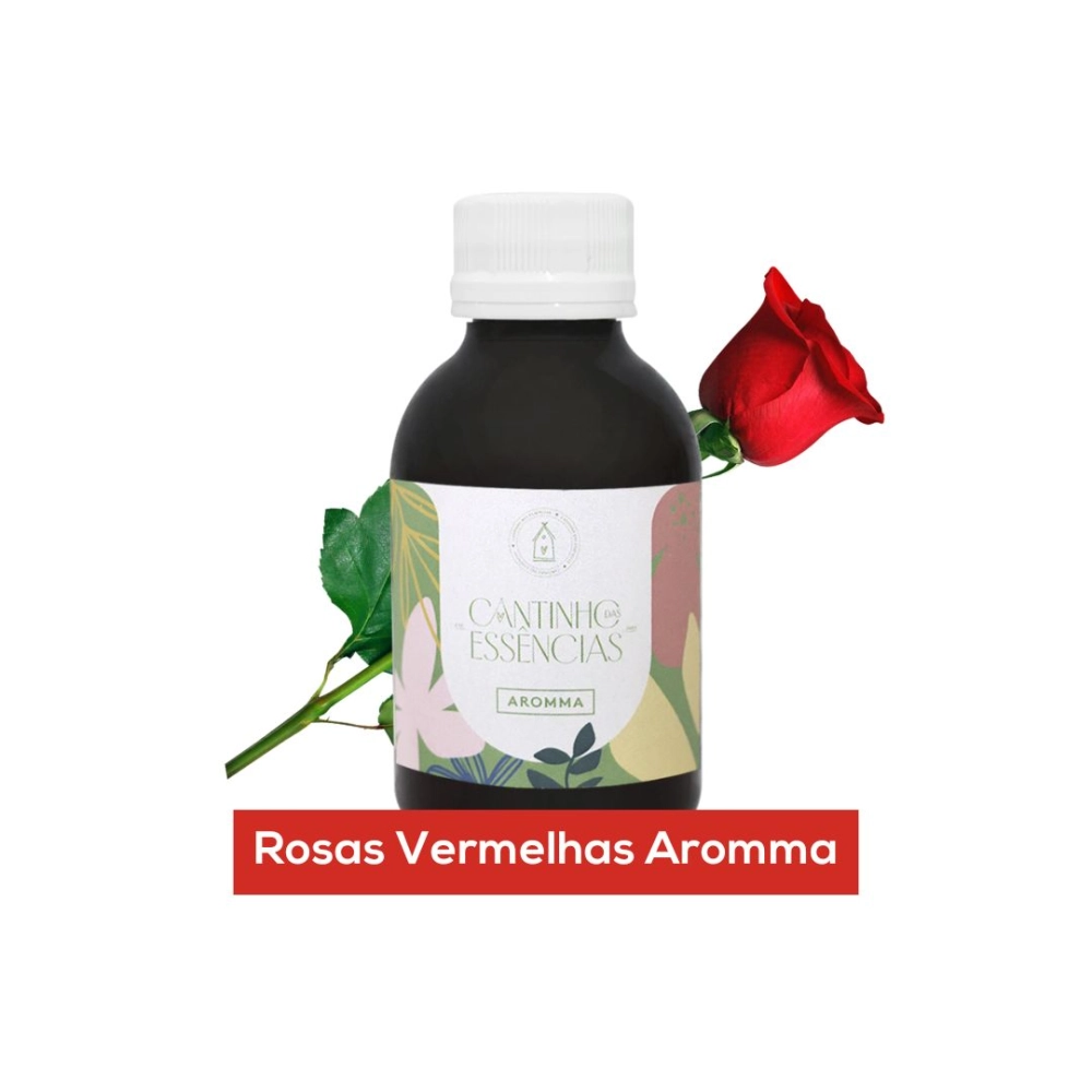 Essência Rosas Vermelhas AROMMA 100g