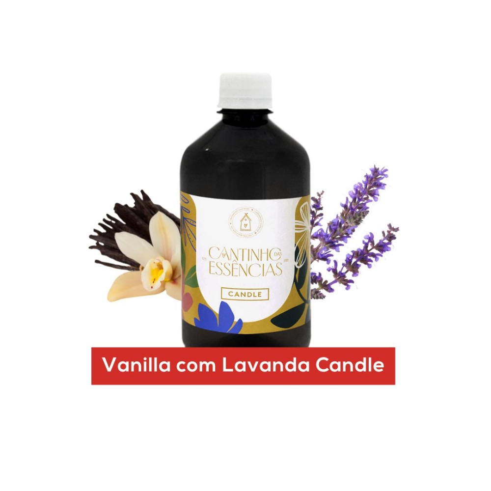 Essência Vanilla com Lavanda Candle 500g