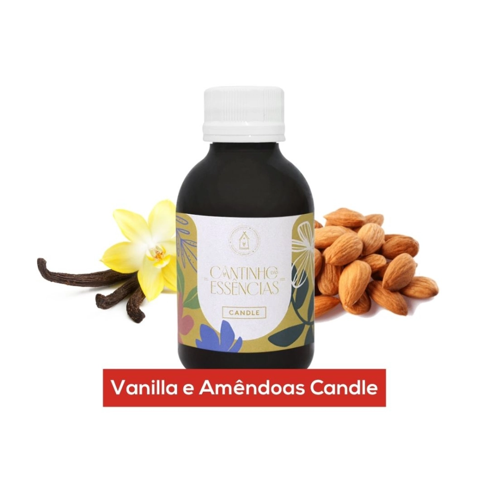 Essência Vanilla e Amêndoas Candle 100g