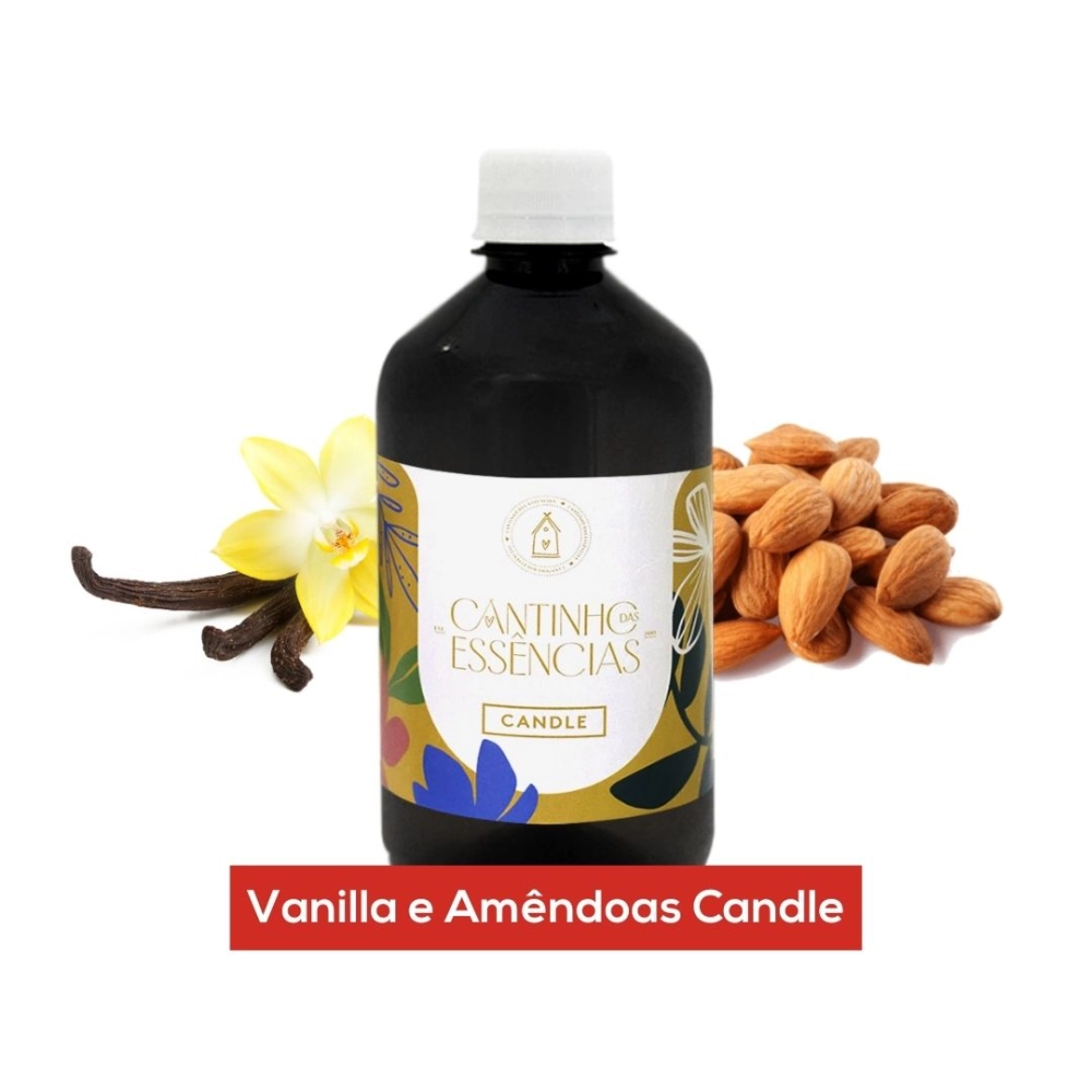 Essência Vanilla e Amêndoas Candle 500g