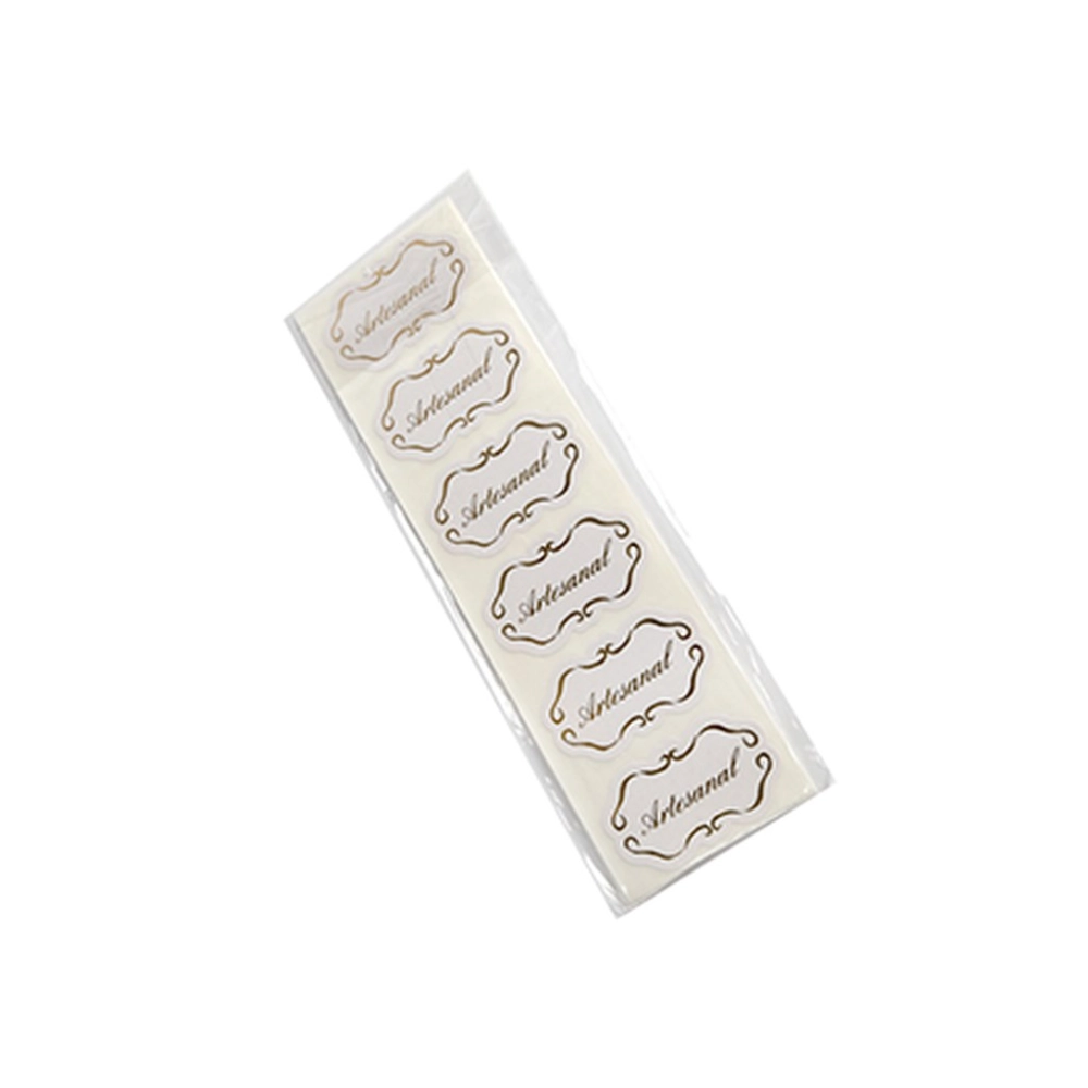 Etiqueta couchê M - Artesanal - 50und