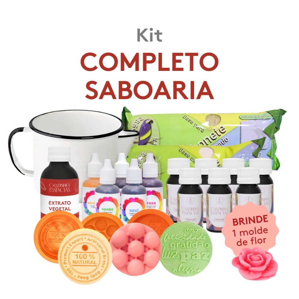 Kit Completo para Saboaria Artesanal