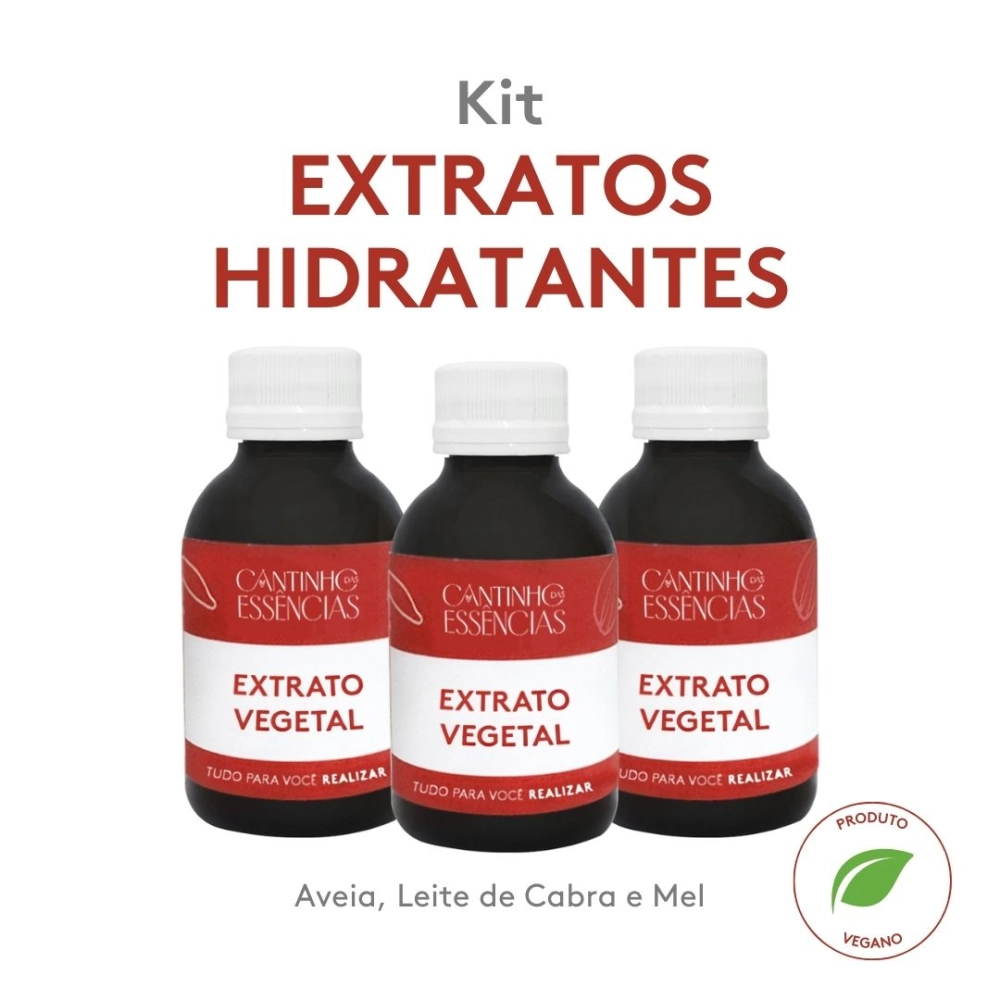 Kit Extratos Vegetais Hidratantes