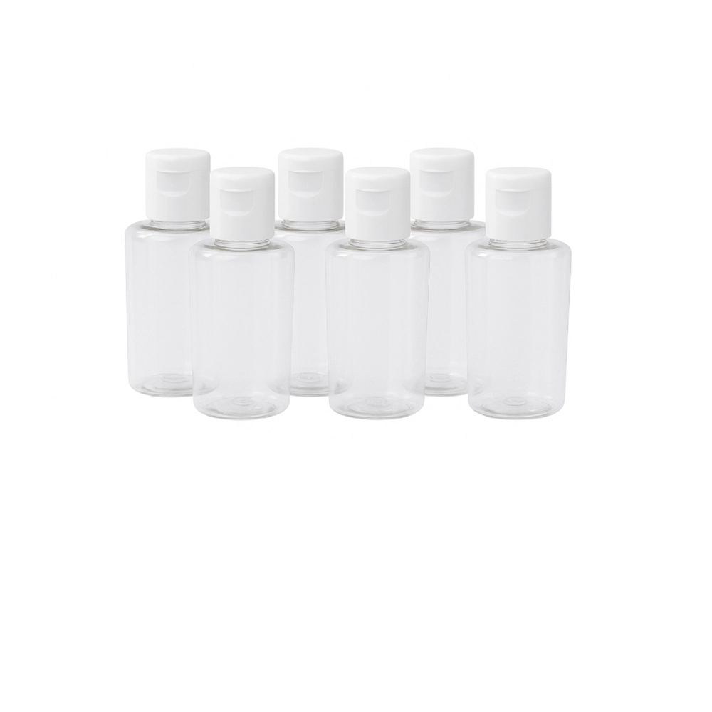 Kit frasco Trapézio 30ml c/ tp flip top branca 6un