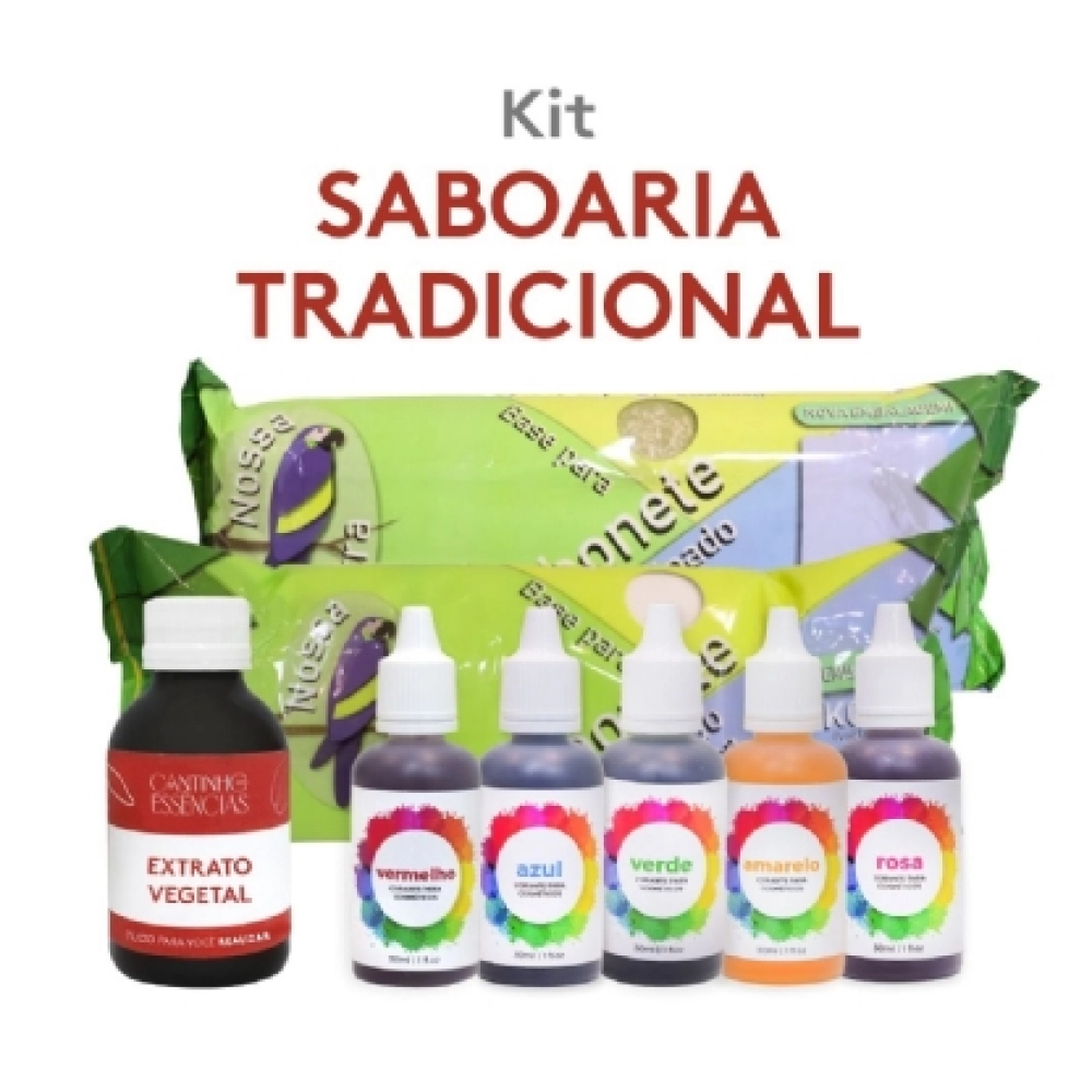 Kit Tradicional para Saboaria Artesanal