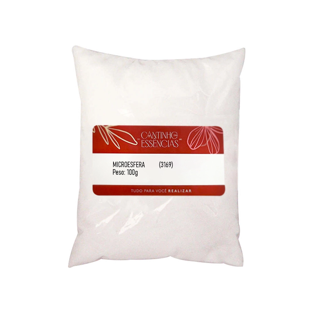 Microesfera de polietileno branca 100g