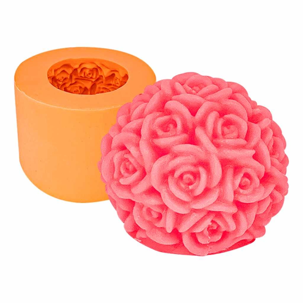 Molde de silicone Bola de Rosas