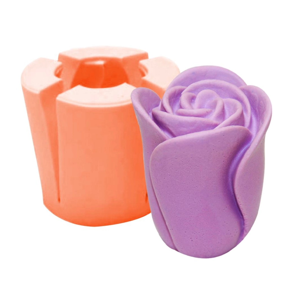 Molde de silicone Botão de Rosa Alto G