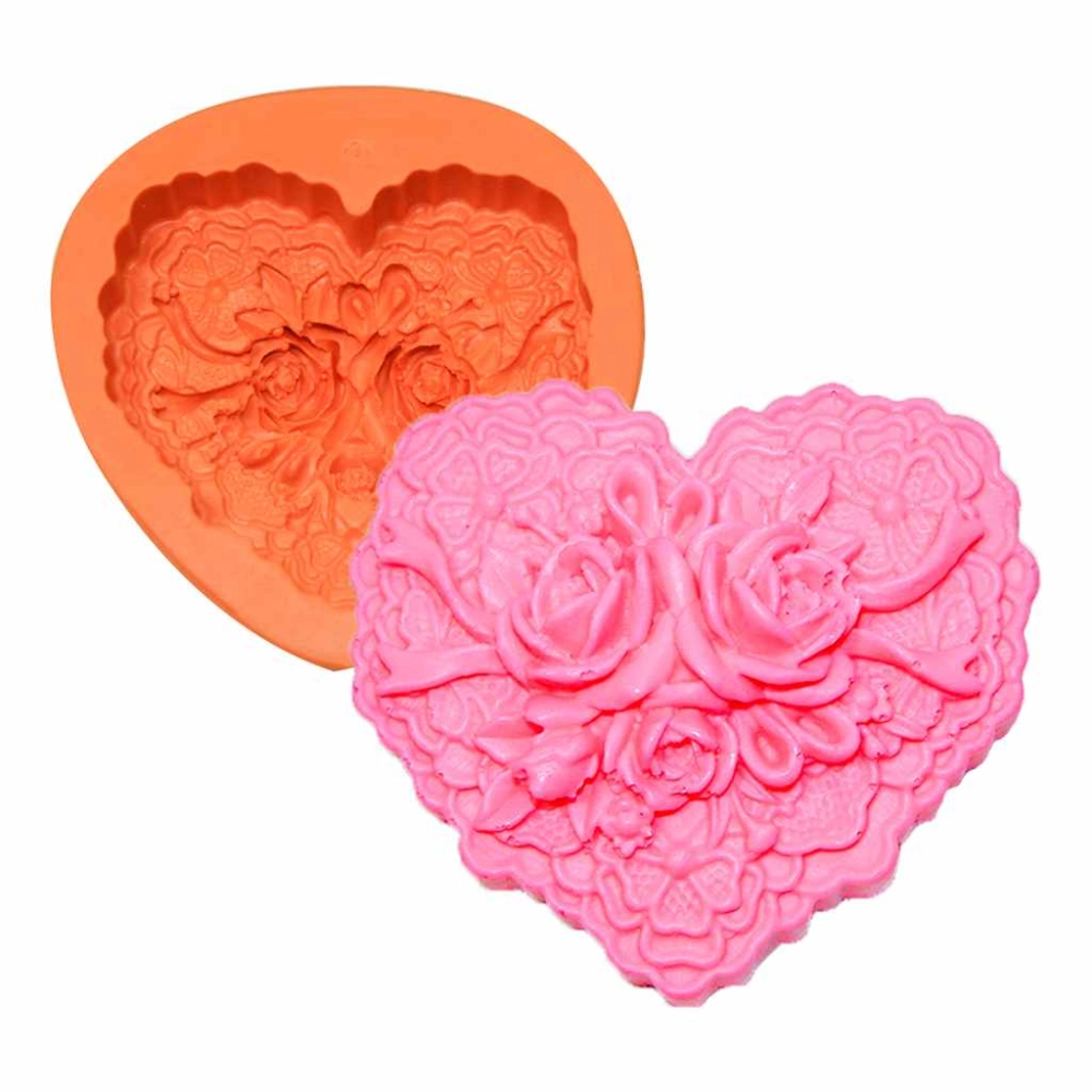 Molde de silicone Coraçao Provence M