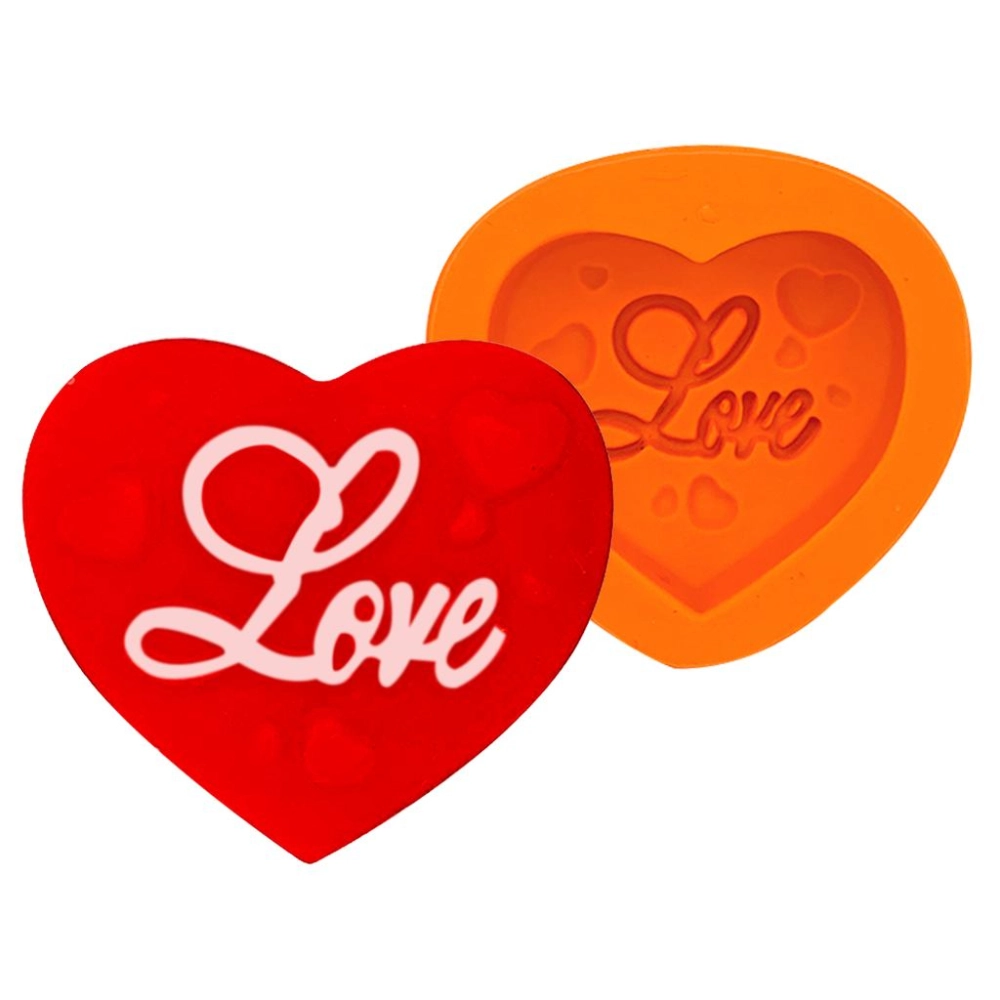 Molde de silicone Coração Love