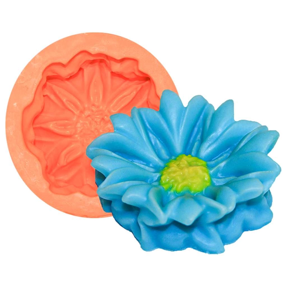 Molde de silicone Flor Gérbera